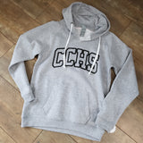 CCHS Sueded V-Neck Hooded Sweatshirt